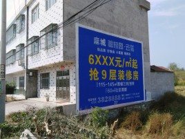 榕江墙体广告质量分析