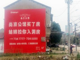 榕江墙体广告在乡镇、农村市场的媒体优势